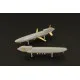 Brengun BRS144013 1/144 AGM-86 ALCM model kit of cruise missile 2pcs