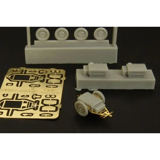 Brengun BRS144026 1/144 RAF WWII UK start cart 2x PE resin kit WWII