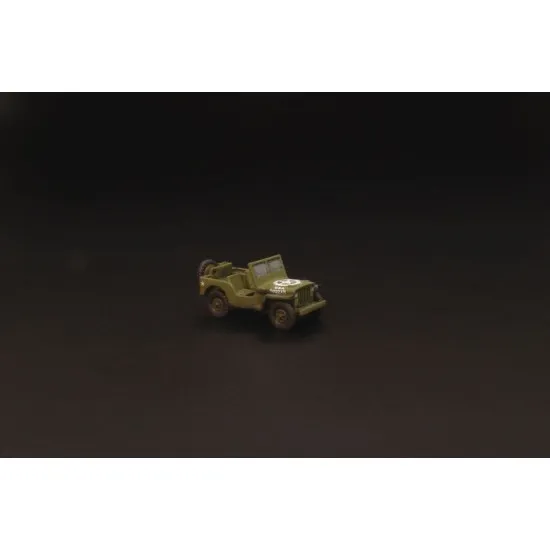Brengun BRS144033 1/144 U S JEEP (2 in set) resin kit of U.S. military car