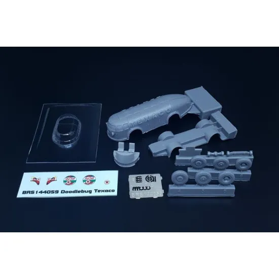 Brengun BRS144059 1/144 Doodlebug Texaco Resin kit of refueling truck