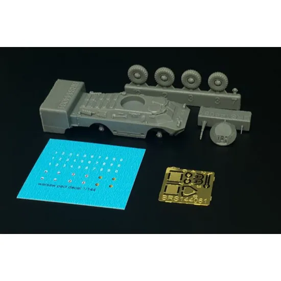 Brengun BRS144061 1/144 BRDM-2 resin constr. kit of soviet APC