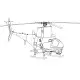 Brengun BRS48010 1/48 MQ-8B Fire Scout resin construction kit of UAV plane