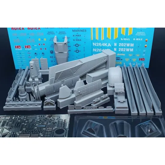 Brengun BRS48016 1/48 Kaman K-MAX Resin construction kit of U.S. helicopter