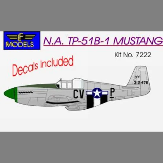 LF Models 7222 1/72 N.A. TP-51B-1 Green Nose