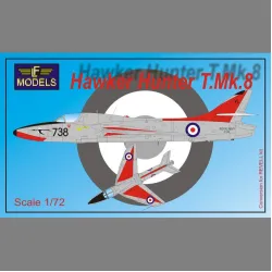LF Models 7296 1/72 H.Hunter T.Mk.8