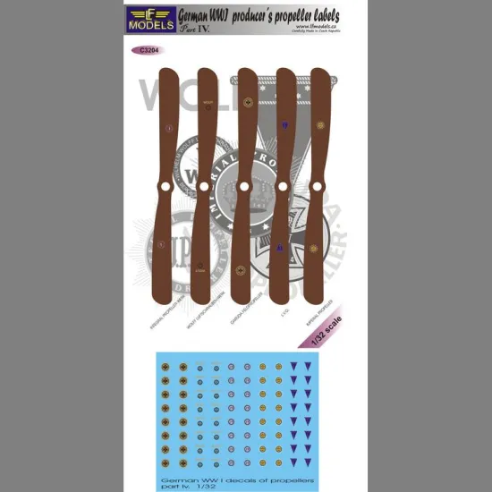 Lf Models C3204 1/32 German Wwi Producers Labels Of Propellers Part 4