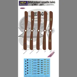 LF Models C3206 1/32 British WWI producer´s labels of propellers part I.