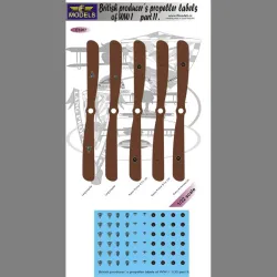 LF Models C3207 1/32 British WWI producer´s labels of propellers part II.