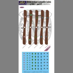 LF Models C3208 1/32 British WWI producer´s labels of propellers part III.