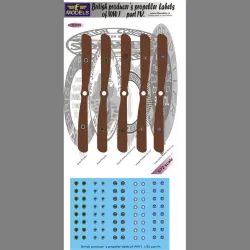 LF Models C3209 1/32 British WWI producer´s labels of propellers part IV.
