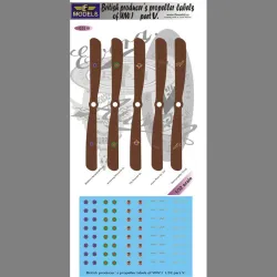 LF Models C3210 1/32 British WWI producer´s labels of propellers part V.