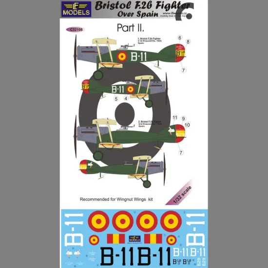 LF Models C32108 1/32 Bristol F.2b Fighter over Spain Part II.