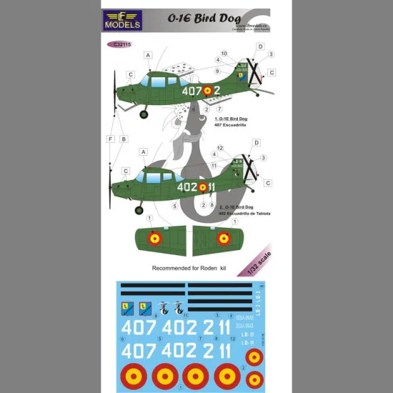 LF Models C32115 1/32 Cesna O-1E Spain