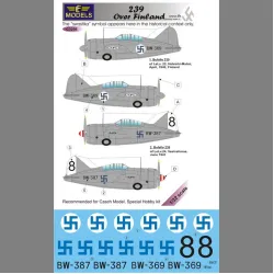 LF Models C3298 1/32 Brewster Model 239B over Finland