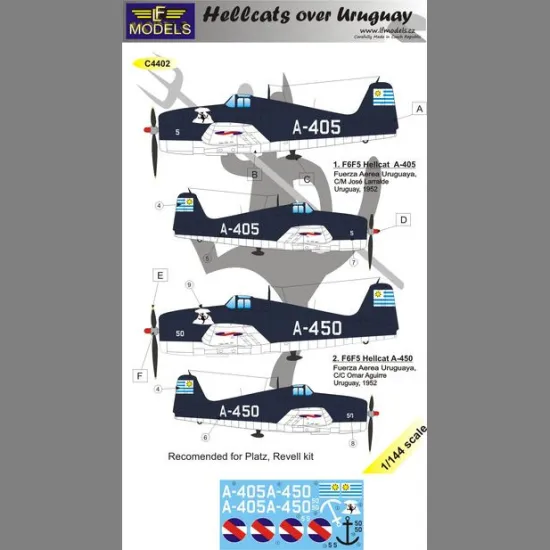 LF Models C4402 1/144 Hellcat over Uruguay