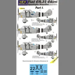 LF Models C44106 1/144 FIAT CR.32 Squadriglia Musollini part 1.