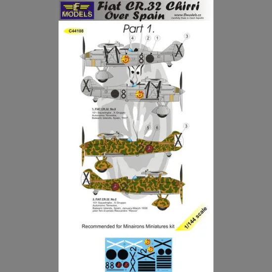 LF Models C44108 1/144 FIAT CR.32 Chirri over Spain part 1.