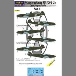 LF Models C44111 1/144 Messerschmitt Bf 109E-3a over Yugoslavia part 2