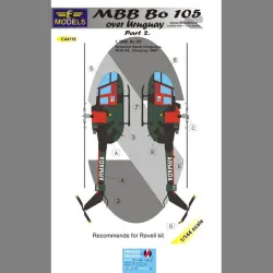 LF Models C44116 1/144 MBB Bo 105 over Uruquay part 2.