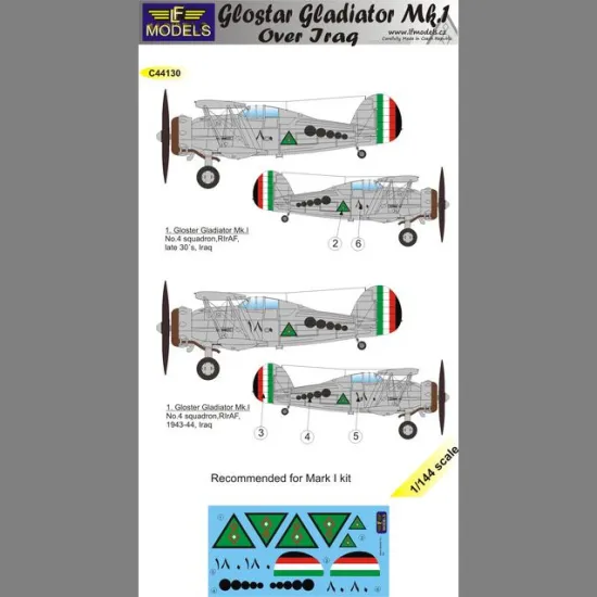 LF Models C44130 1/144 Gloster Gladiator Mk.I over Iraq