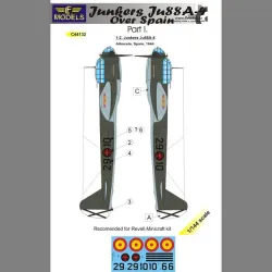 LF Models C44132 1/144 Junkers Ju 88A-4 over Spain part 1