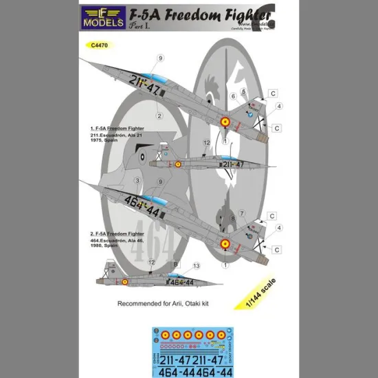LF Models C4470 1/144 F-5A Freedom Fighter over Spain part I.