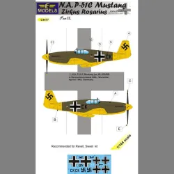 LF Models C4477 1/144 N.A. P-51C Mustang Zirkus Rosarius II. part