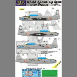 LF Models C4489 1/144 RT-33 Shooting Star over France
