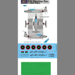 LF Models C48110 1/48 T-33 Shooting Star over Libya