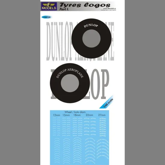 LF Models C48120 1/48 Tyres logos Part 1.