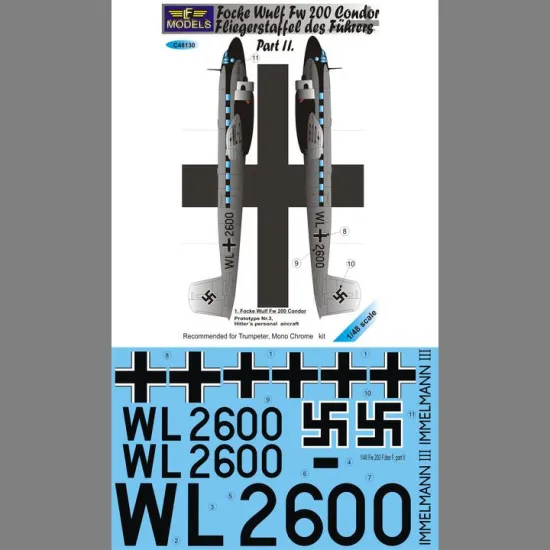 LF Models C48130 1/48 Focke Wulf Fw 200 Condor F.des F. Part III