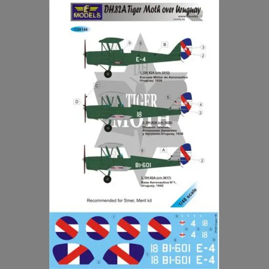 LF Models C48144 1/48 DH.82A over Uruguay