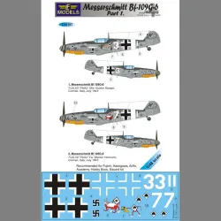 LF Models C48157 1/48 Messerschmitt Bf 109G-6 Comiso cartoon part 1.