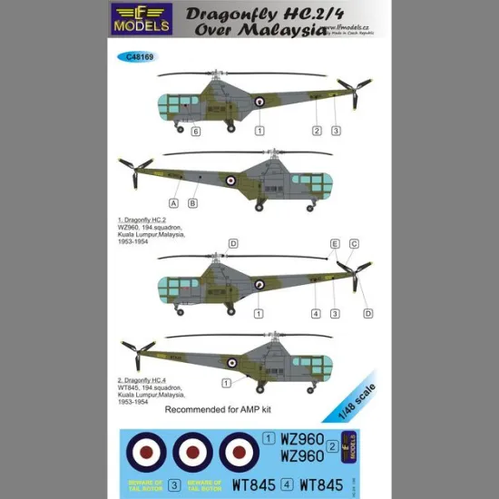 LF Models C48169 1/48 Westland Sikorsky HC.2/4 over UK