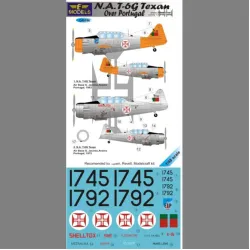 LF Models C48196 1/48 N.A. T-6G Texan over Portugal