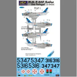 LF Models C48201 1/48 N.A. F-86F Sabre Over Portugal Part I.