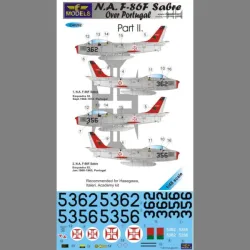 LF Models C48202 1/48 N.A. F-86F Sabre Over Portugal Part II.
