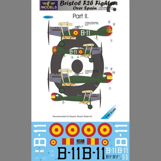 LF Models C48204 1/48 Bristol F.2b Fighter over Spain Part II.
