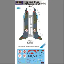 LF Models C48223 1/48 G.91R Gina Portuguese service part.1
