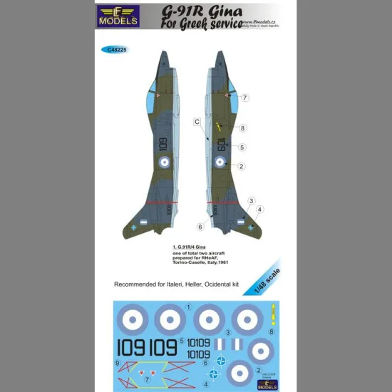 LF Models C48225 1/48 G.91R Gina for Greek service