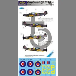 LF Models C4829 1/48 Captured Bf 109G Part II.