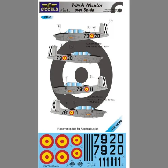LF Models C4833 1/48 T-34A Mentor over Spain II.