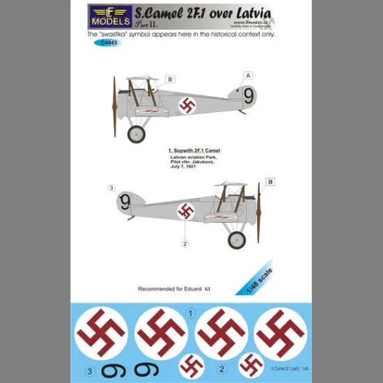 LF Models C4843 1/48 S. 2F.1 Camel over Latvia part II.