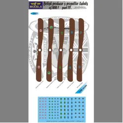 LF Models C4877 1/48 British WWI producer´s labels of propellers part III.