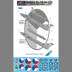 LF Models C4878 1/48 Sukhoi Su-7BM over Czechoslovakia part I.