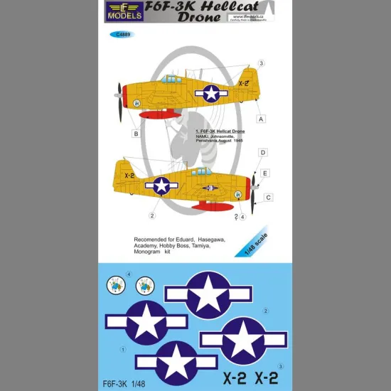 LF Models C4889 1/48 F6F-3K Hellcat Drone