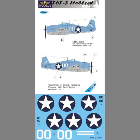LF Models C4892 1/48 F6F-3 Hellcat from Yorktown