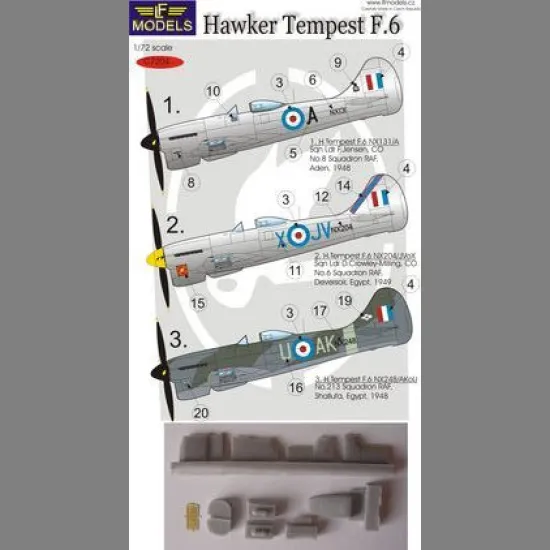 LF Models C7204 1/72 H.Tempest F.6 part I.