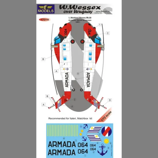 LF Models C72110 1/72 Westland Wessex over Uruguay