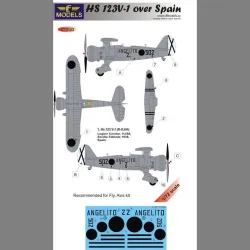 LF Models C72123 1/72 Henschel Hs 123V-1 over Spain